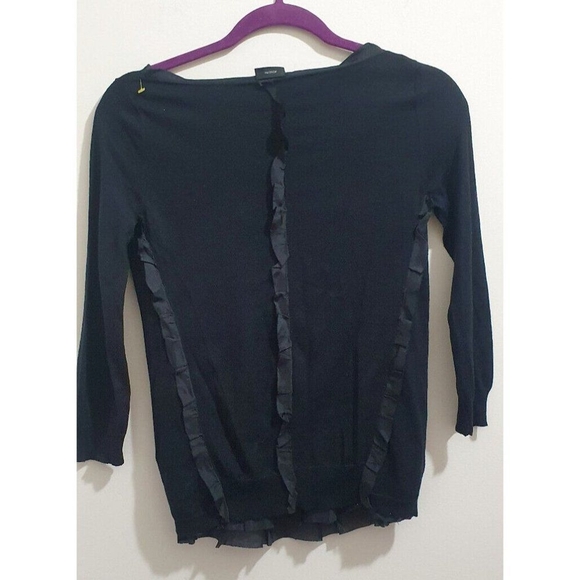 Joseph Top Crew Neck 3/4 SL  Silk Cotton Hab Sze S - Picture 4 of 9